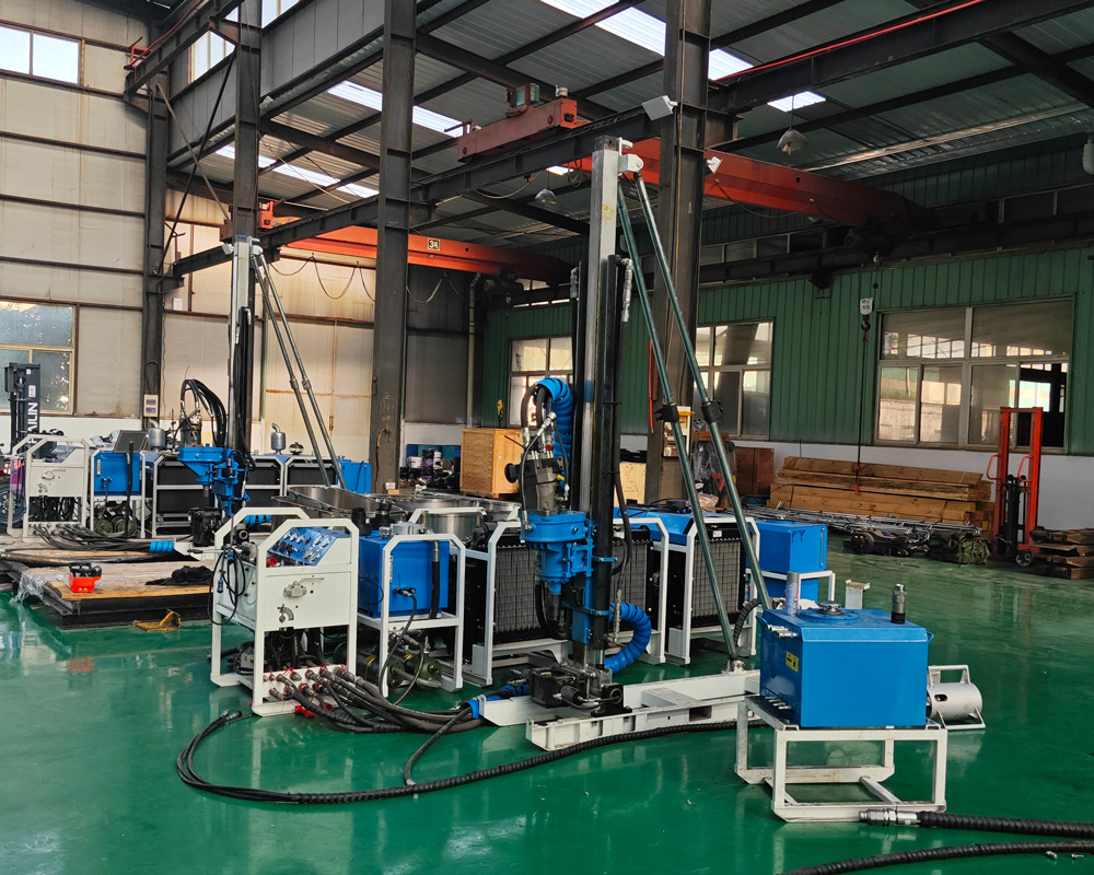 Système hydraulique et tête de rotation de la CR1000P