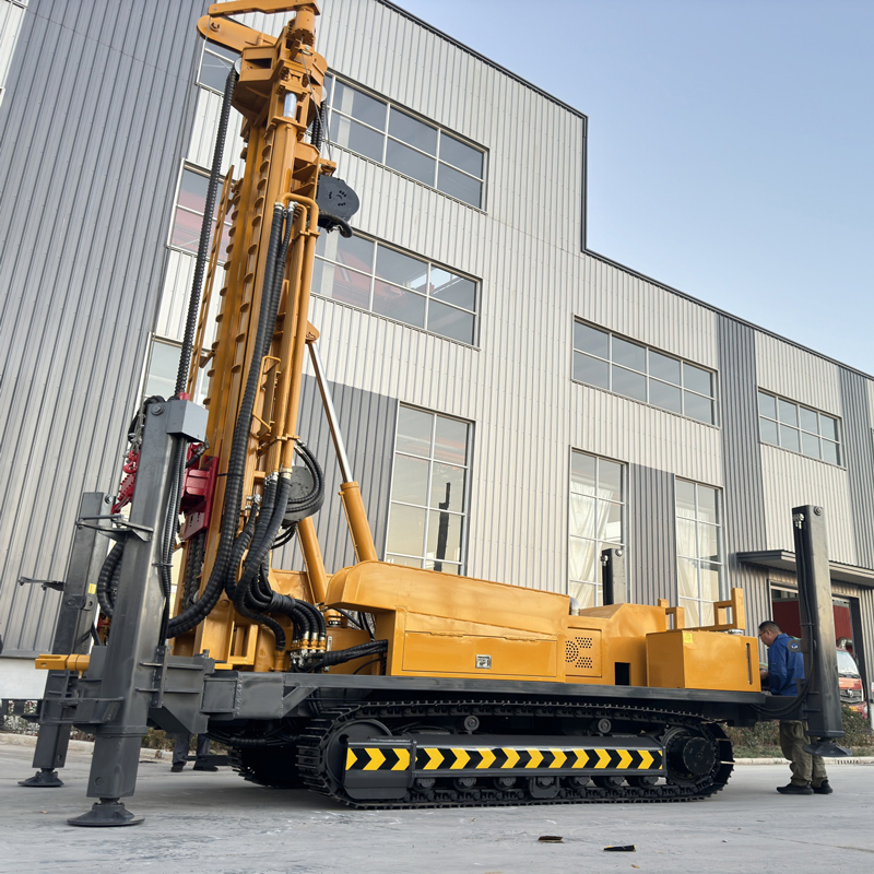 WR1000S Transfert du châssis chenillé et du mât télescopique