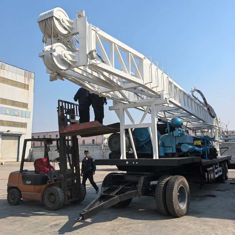 Aménagement du chantier de forage profond de 1000 m WRTR1000
